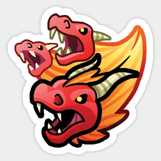 Hydra Powerup Sticker by Vector Unit